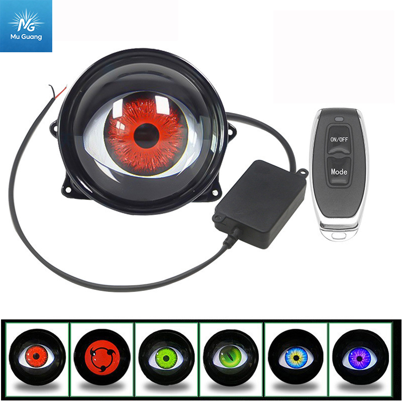 Universal LED Demon Eye Dynamic Projector Headlight Ambient Light - Image 15