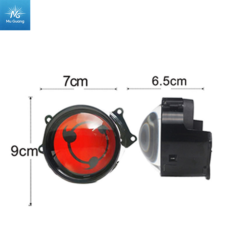 Universal LED Demon Eye Dynamic Projector Headlight Ambient Light - Image 9
