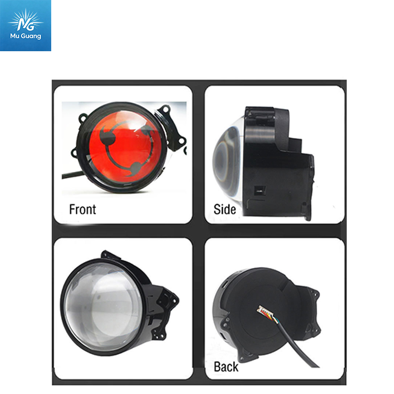 Universal LED Demon Eye Dynamic Projector Headlight Ambient Light - Image 8