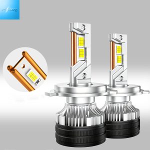 Three Copper Tubes LED Headlights h4 h7 h11 9005 9006 9012 LED headlight bulb 65W Wholsale