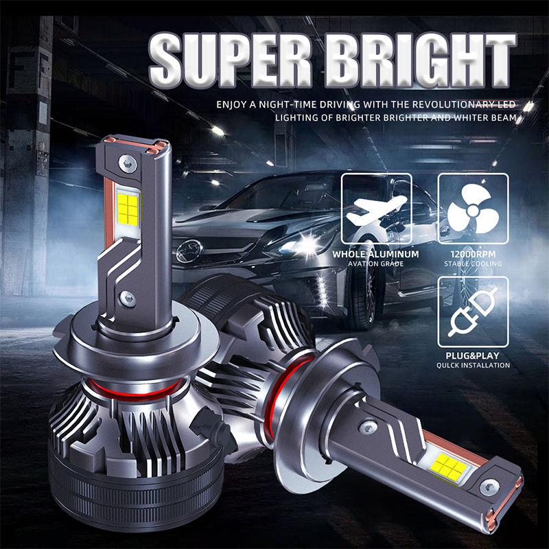 LED Headlights with double copper tubes hot sale 85W - 图片 4