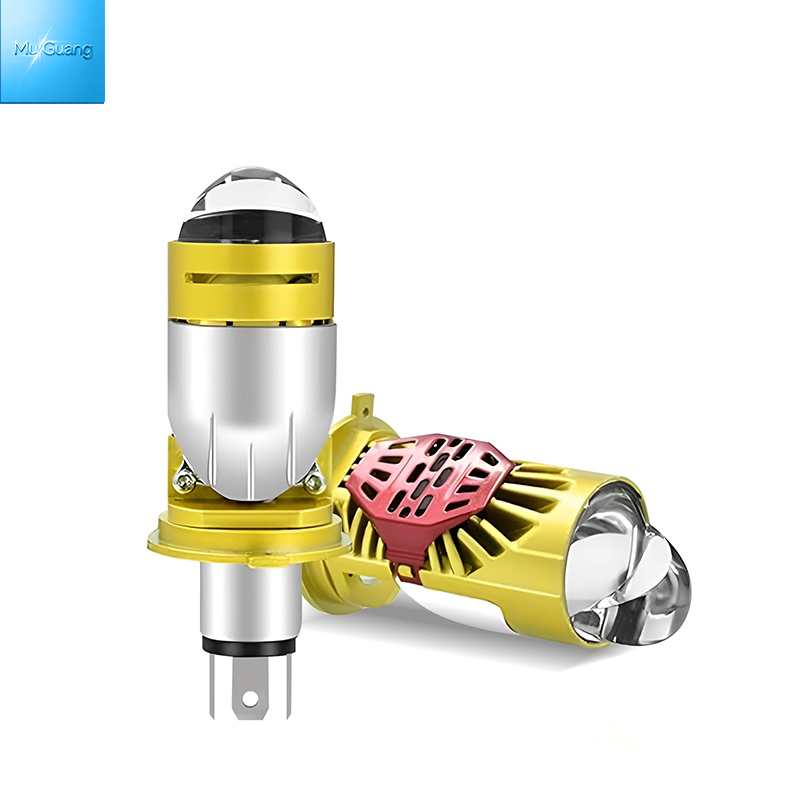 6000K White Motorcycle Mini Projector Lens High Penetration Mini Moto Lamp 12V Shockproof Motorbike Headlight Upgrade Kit - Image 3