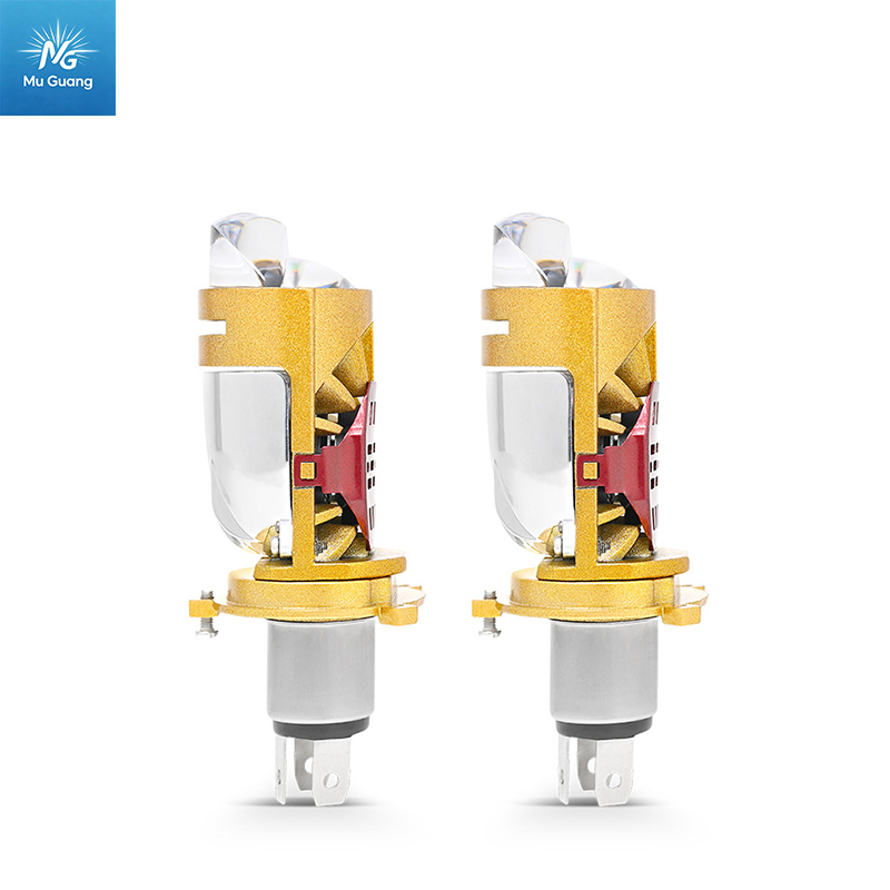Super Bright H4 55W Motorcycle LED Projector Headlight Bulb - Image 9