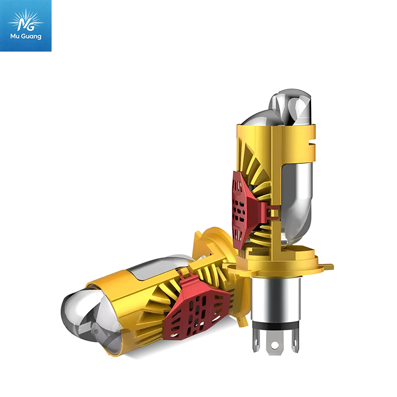 Super Bright H4 55W Motorcycle LED Projector Headlight Bulb - Image 2