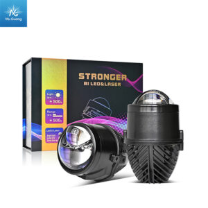 Automotive Retrofit LED Fog Light Single Laser White color led Headlight Projector Lens for Toyota Honda