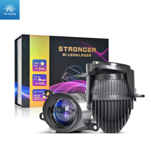 2Inch Waterproof Bi-LED Fog Light Tri-Color Projector Lens for Toyota Honda Nissan Ford