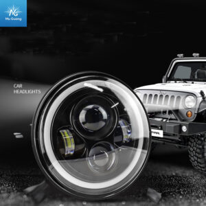 7-inch 4-bead 60W modified off-road motorcycle LED headlight for Harley Wrangler