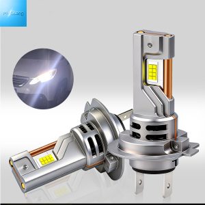 Mini Size All-in-one Integrated Driver Structure H4 LED Headlight Bulbs High Low Beam 6500K White High Lumen CSP LED Headlamp Canbus Error Free Plug And Play Design IP68 Waterproof Car LED Head Lights Replacement