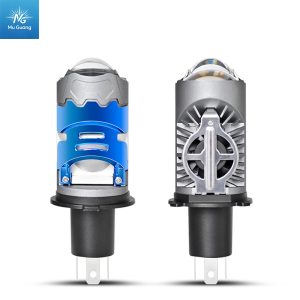 H4 Led motorcycle bulbs 50W super brightness mini lens projector manufacturer China