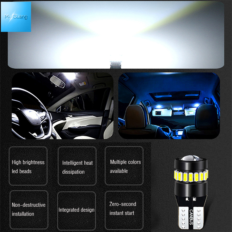 Canbus T10 LED Parking Light 18smd3014+1smd3030 Ultra Bright Car Side Marker Position Indicator Bulb - Image 3