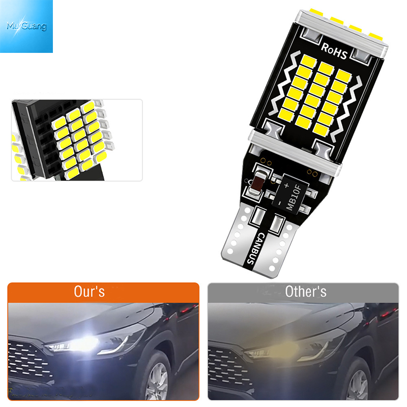 Canbus T10 LED Parking Light Ultra Bright Car Side Marker Position Indicator Bulb T10 48smd 2016 - Image 2