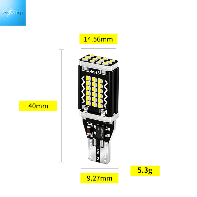 Canbus T10 LED Parking Light Ultra Bright Car Side Marker Position Indicator Bulb T10 48smd 2016 - Image 3