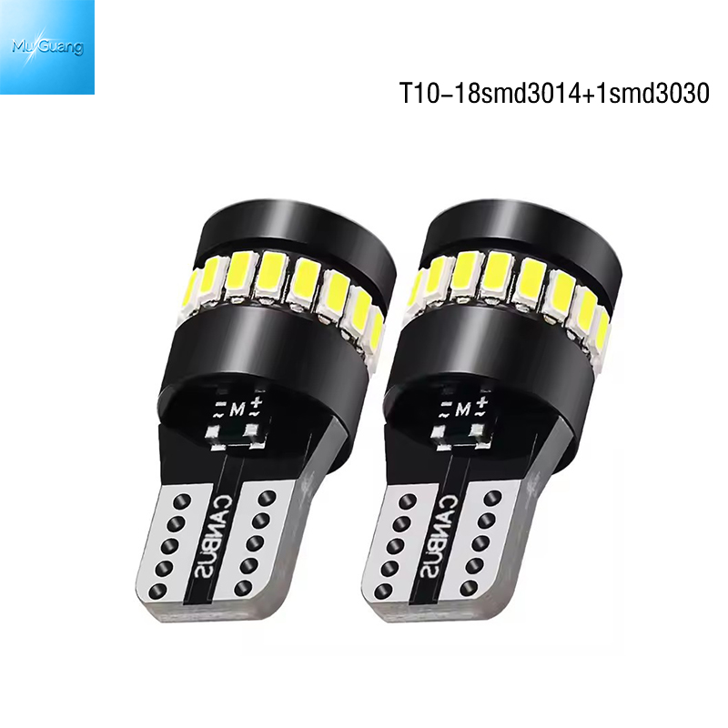 Canbus T10 LED Parking Light 18smd3014+1smd3030 Ultra Bright Car Side Marker Position Indicator Bulb