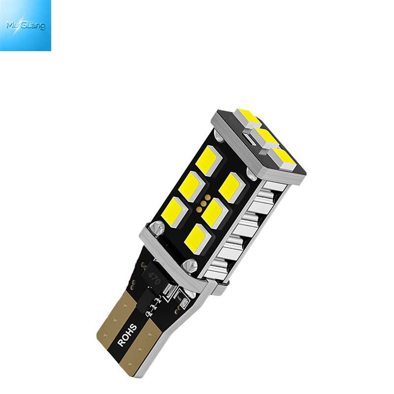 Built-in constant current IC decoding chip Wide-voltage high-brightness turn signal taillights and LED reversing lights 15SMD 2835 T15 Canbus error free LED Reversing lights - Image 4