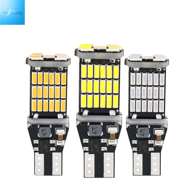 Built-in constant current IC decoding chip Car LED Reversing Light T15 4014 45SMD colorful High Brightness Taillight Turn Signal Reversing Light - Image 4