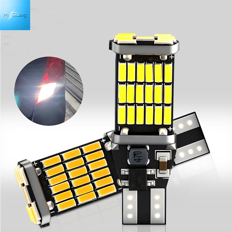 Built-in constant current IC decoding chip Car LED Reversing Light T15 4014 45SMD colorful High Brightness Taillight Turn Signal Reversing Light - Image 5
