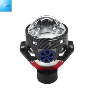 3inch destructive installation 3 laser two fans Bi LED Projector Headlight Aluminum Cooling 12V Plug And Play Modification Lens