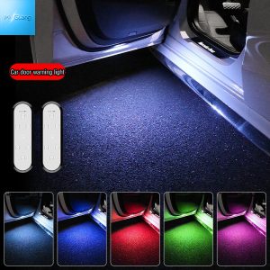 Car Door Welcome Light Infrared Sensor Auto On‑Off Puddle Courtesy Lamp LED Ground Step Light With Fuse Power Cord Safety Car Interior Modification Accessory