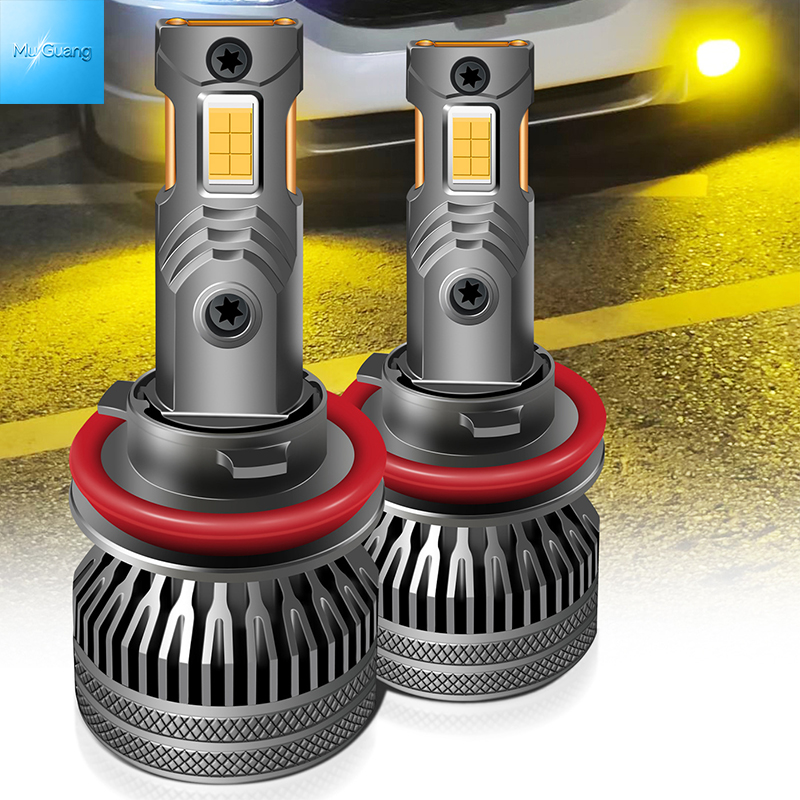 Wholesale LED Headlight Bulbs 3000K Yellow All Models Auto LED Head Lamp No Flicker Canbus Error Free Car Headlight Replacement - Image 2