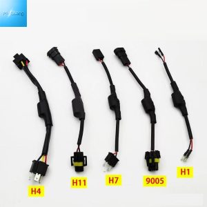 LED Canbus Decoder Wiring Harness Mini Capacitor Anti‑Flicker Error Canceller Cable for H4 H7 H11 9005 H1 LED Headlight Bulb Fix Dashboard Warning Flicker