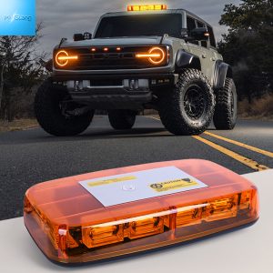 Wholesale Car Safety Strobe Lamp Magnetic Base LED Emergency Warning Beacon Light 12V 24V Portable Shockproof Red Blue Strobe Light For Truck Road Breakdown Safety