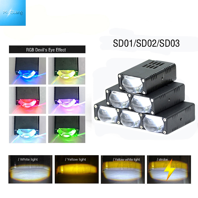 Wholesale Car Grille Marker Light Ultra Slim Waterproof Multi Colors RGB LED Grille Light For Truck Car Modification