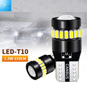 LED Side Marker Light Canbus T10 LED Parking Light 18smd3014+1smd3030 Ultra Bright Car Side Marker Position Indicator Bulb Wholesale