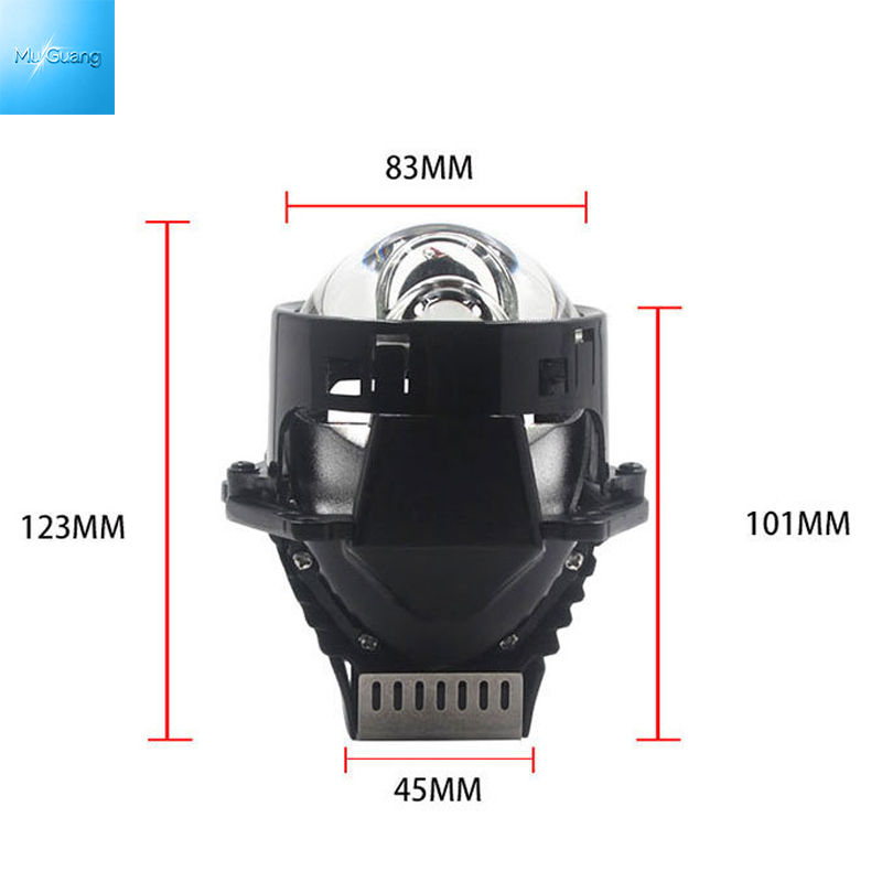 Laser Assisted Bi LED Projector Lens Sharp Cutoff Line No Glare Automotive LED Projector Lens Long Lifespan Car Modification Headlight Lens - Image 6