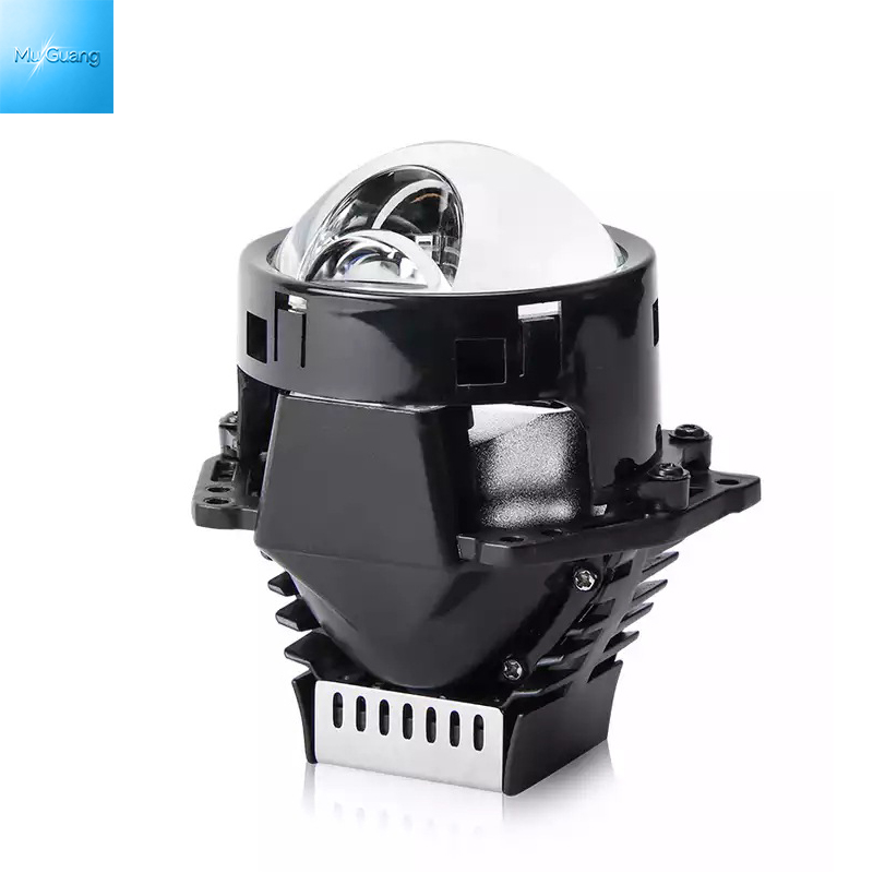 Laser Assisted Bi LED Projector Lens Sharp Cutoff Line No Glare Automotive LED Projector Lens Long Lifespan Car Modification Headlight Lens - Image 2