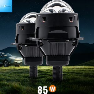 3 Inch Two Lasers Non-Destructive Installation Auto Retrofit LED Lens 85W Super Bright Car Modification LED Lens Kit