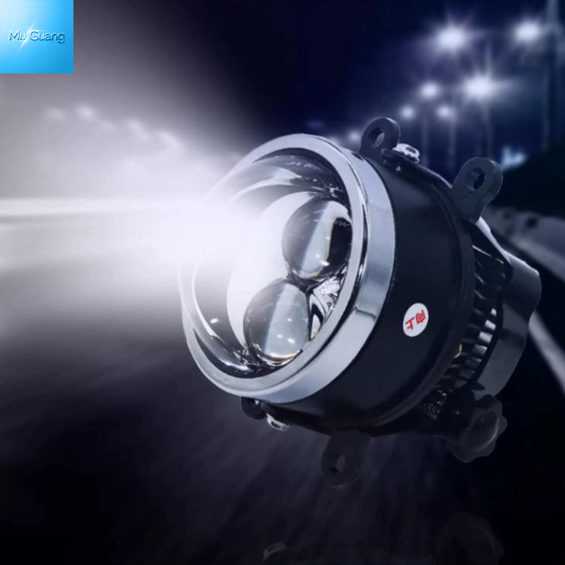 3.0 Inch 6000K White LED Fog Lens Low 35W High 60W Dual Lasers High Penetration White Fog Bi Lens Kit Wholesale - Image 5