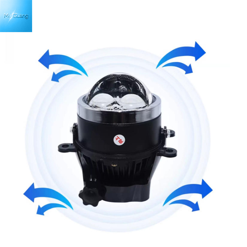 3.0 Inch 6000K White LED Fog Lens Low 35W High 60W Dual Lasers High Penetration White Fog Bi Lens Kit Wholesale - Image 10