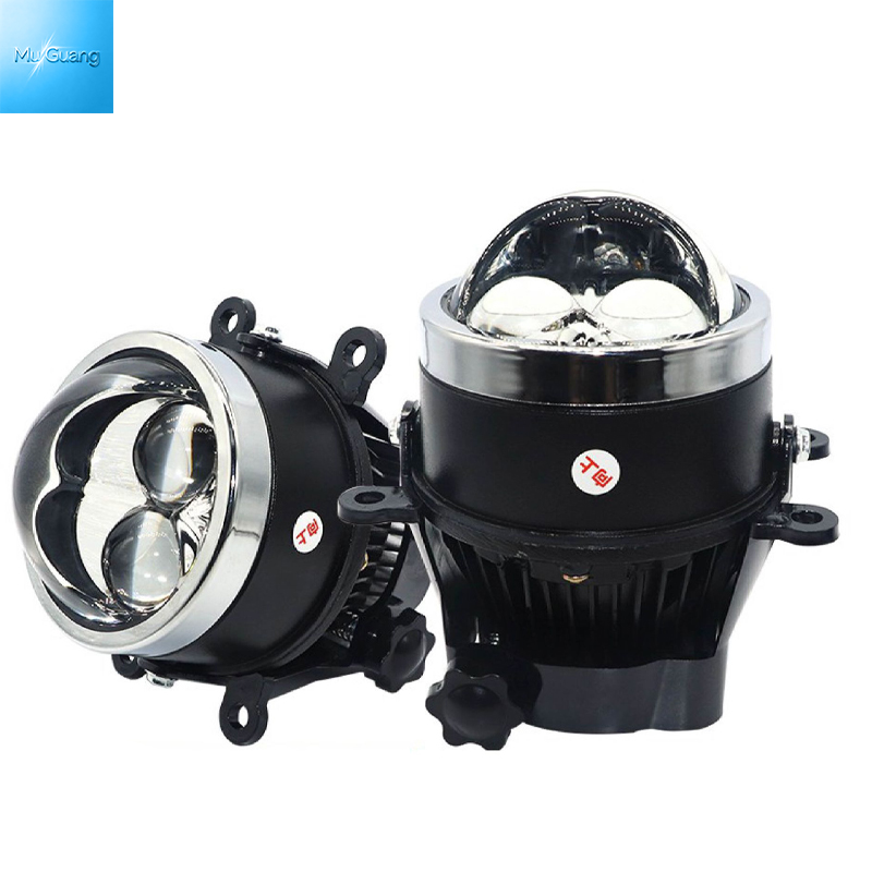 3.0 Inch 6000K White LED Fog Lens Low 35W High 60W Dual Lasers High Penetration White Fog Bi Lens Kit Wholesale - Image 3