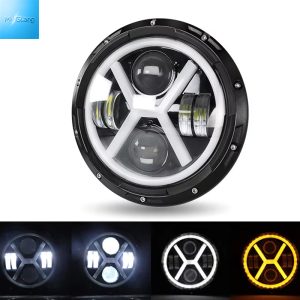 7Inch Wrangler Modified Front Headlamp 12V 24V Universal Offroad LED Front Light Wholesale