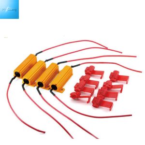 LED Load Resistor Canbus Decoder Kit Quick Splice Connectors Fix LED Turn Signal Hyper Flash Dashboard Bulb Failure Warning Error Code