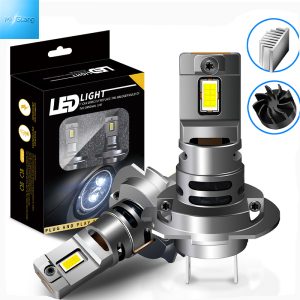 Fin+Fan Cooling Headlights Bulbs H7 Plug And Play Kits Failures -84%
