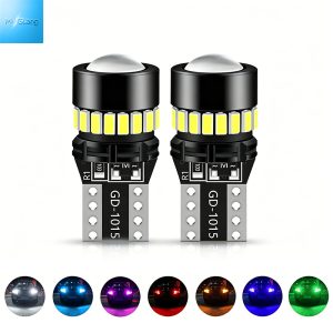 T10 Wholesale 18SMD 4014 OEM replacement LED side parking light Multicolor LED marker lamp T10