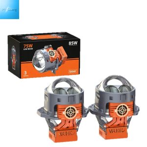 Universal Vehicle Bi Led Projector 3inch Dual Laser 6000K Car Modification Projector Kit + 800-meter range