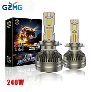 High brightness Car LED Headlight Bulbs 120W Car Led Frontlight Kits 6000K 4 Copper tubes Update Headlight Bulbs